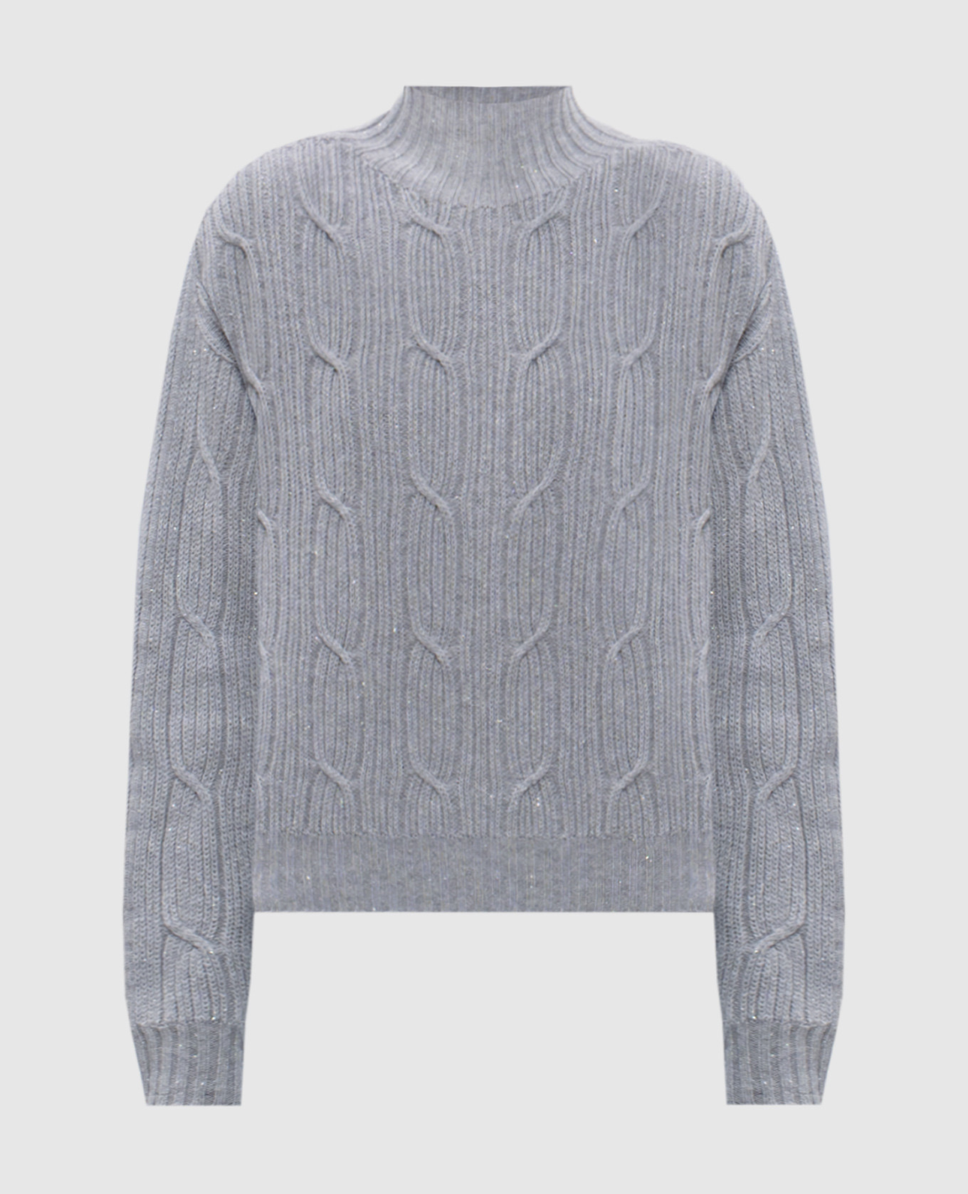 

Gray sweater with lurex Peserico, Grey
