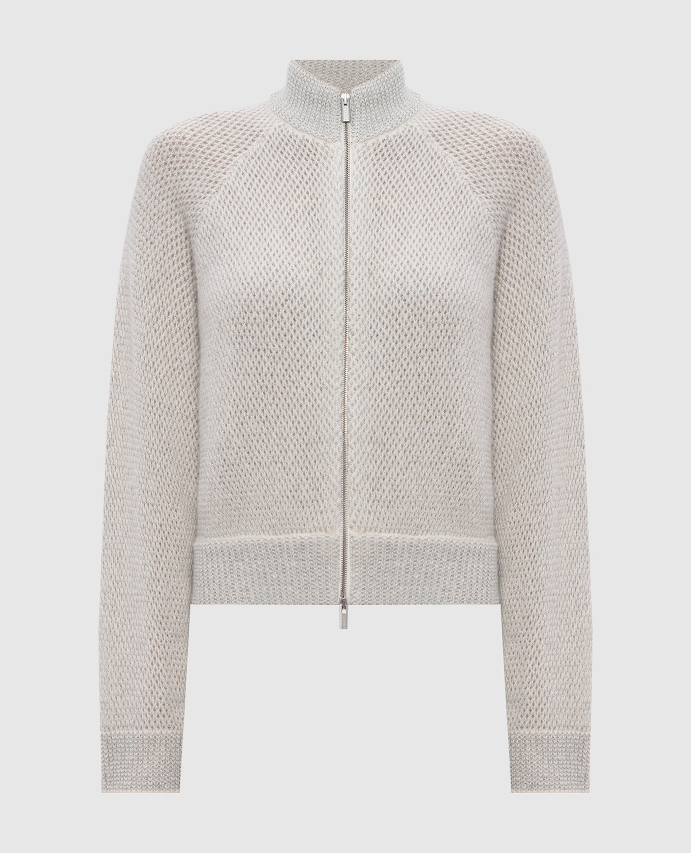 

Gray alpaca wool cardigan Peserico, Grey
