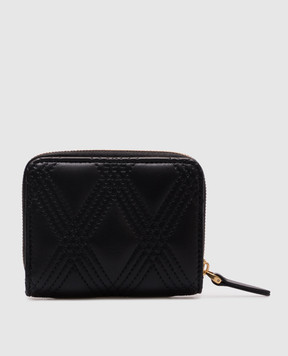 Valentino Black leather wallet QUILTIE 7W2P0AS2MIC