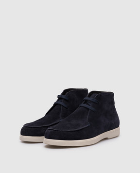 MooRER Blue suede deserts BRUSCHI BRUSCHIP5
