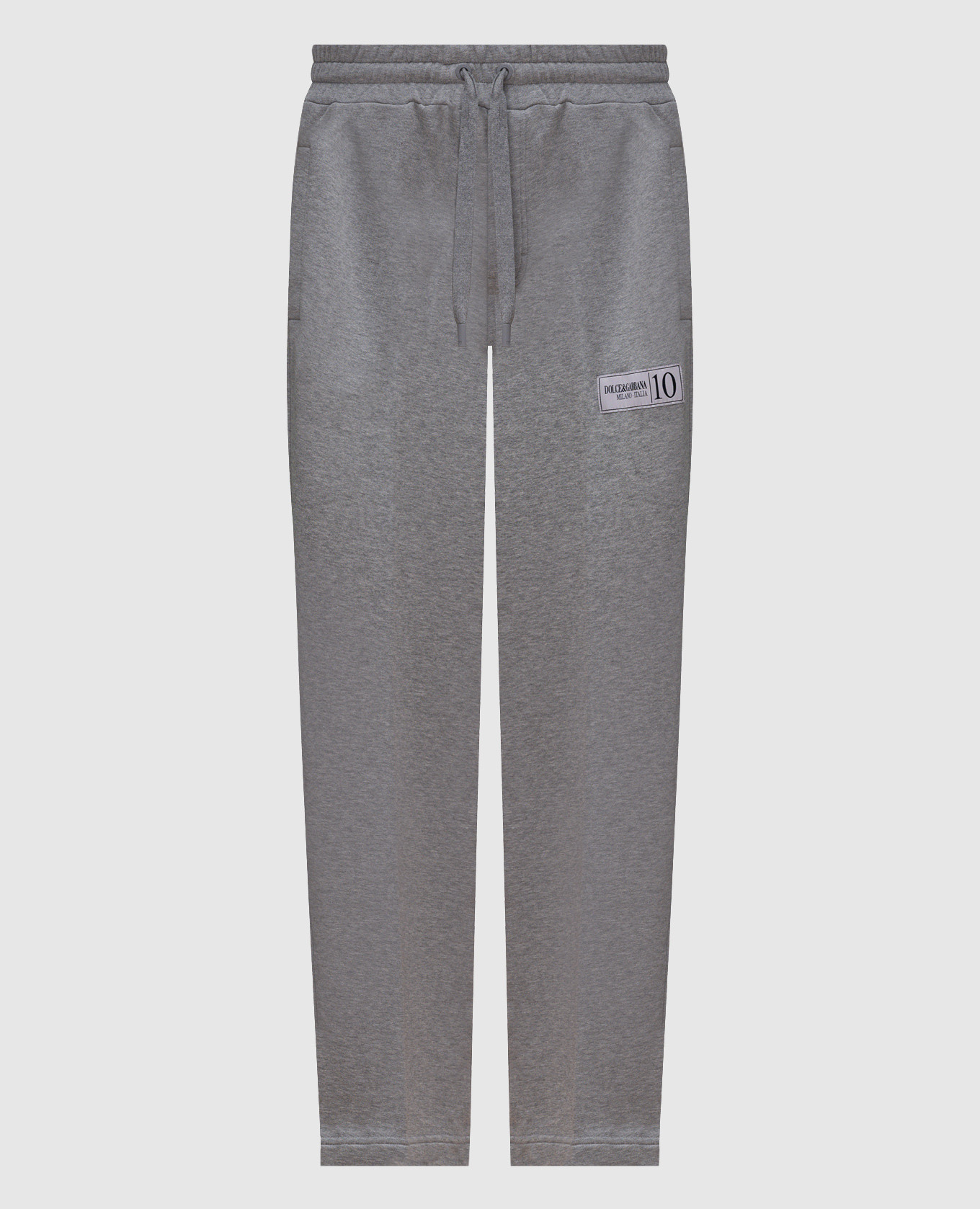 

Grey melange sweatpants with logo print Dolce&Gabbana