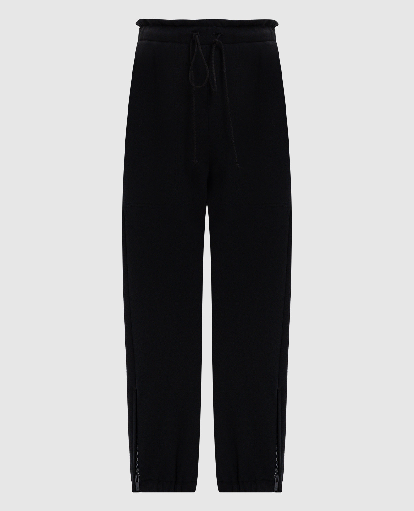 

Black sweatpants with monogram logo Y` Yamamoto