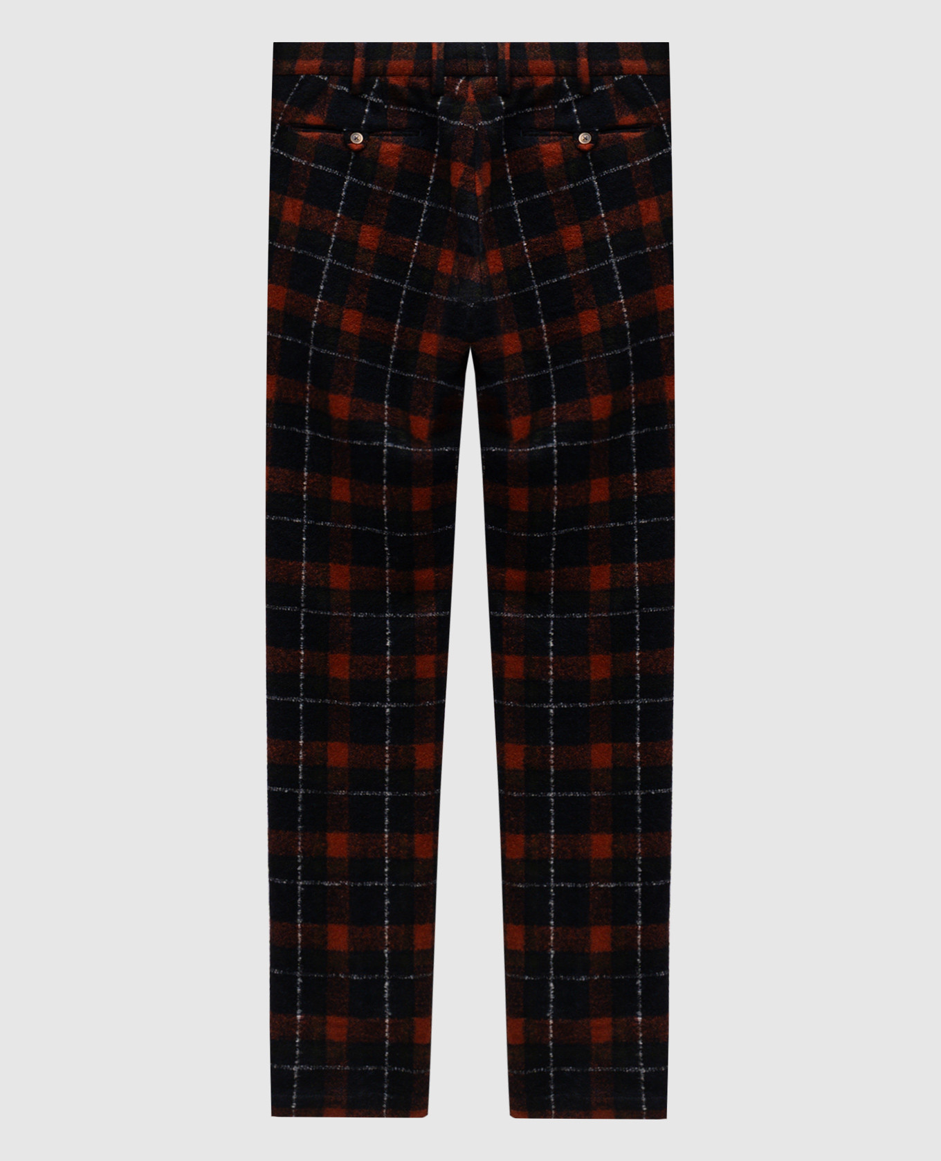 

Checked wool pants AT.P.Co, White