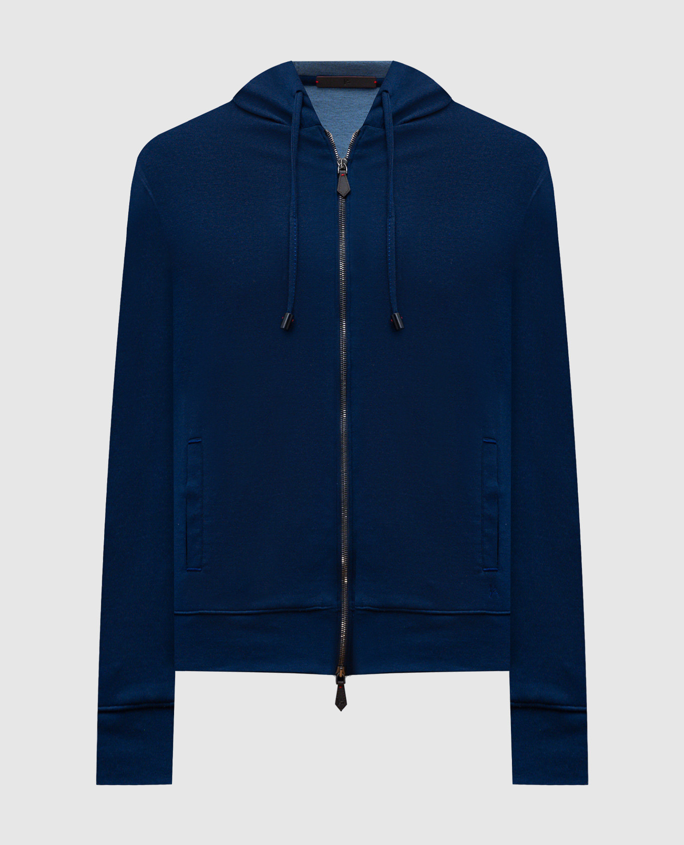 

Blue sports jacket with logo ISAIA