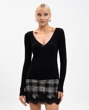 Twinset Black wool pullover 252TT3110