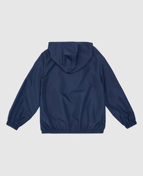 Dolce&Gabbana Children's blue reversible windbreaker with logo L4JB7JG7N9B1012+