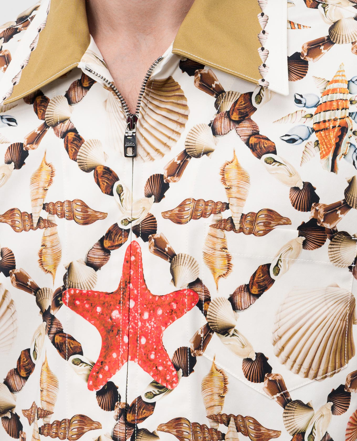 White shirt with Shell print Dolce&Gabbana 5