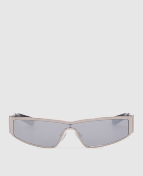 Alexander McQueen Silver Y2k Sunglasses 821679I3310