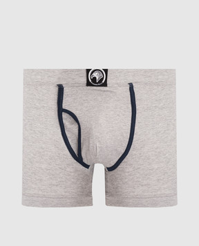 Stefano Ricci Grey melange boxer briefs MNI52T0060803CO