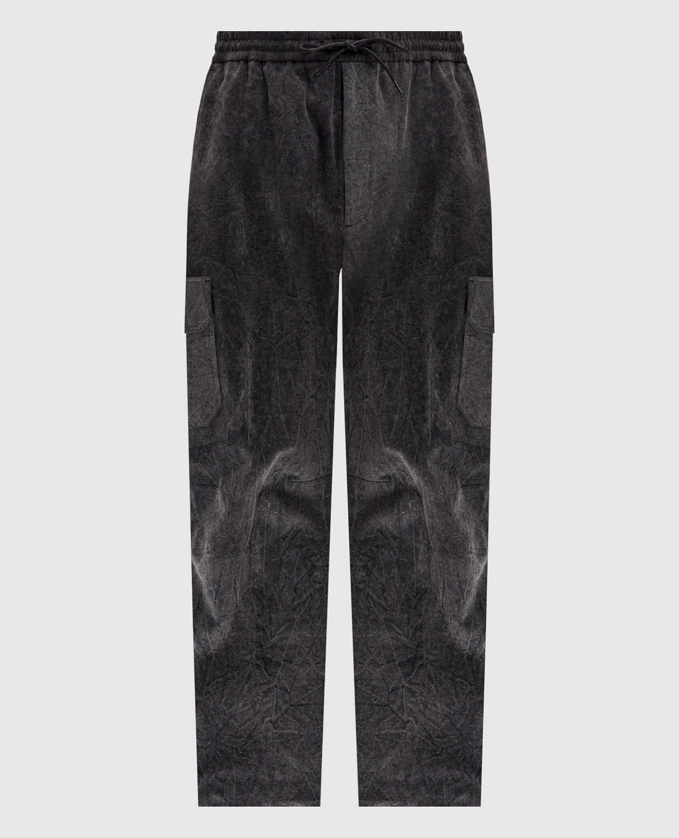 

Gray distressed cargo pants Juun.j, Grey