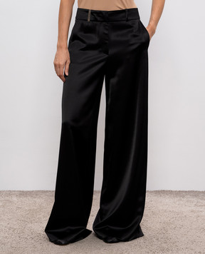 Peserico Black pants with wool E0435007556