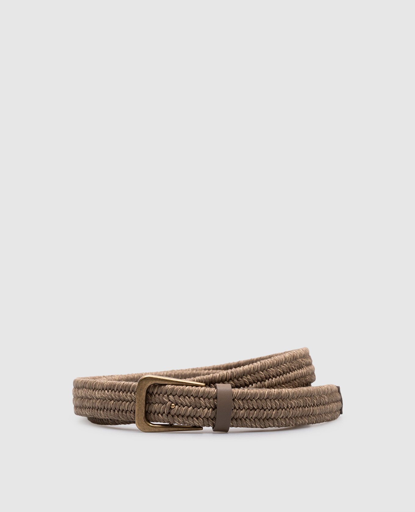 

Beige woven raffia belt Brunello Cucinelli
