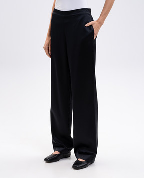 JOSEPH New Sahel black silk pants JF009381