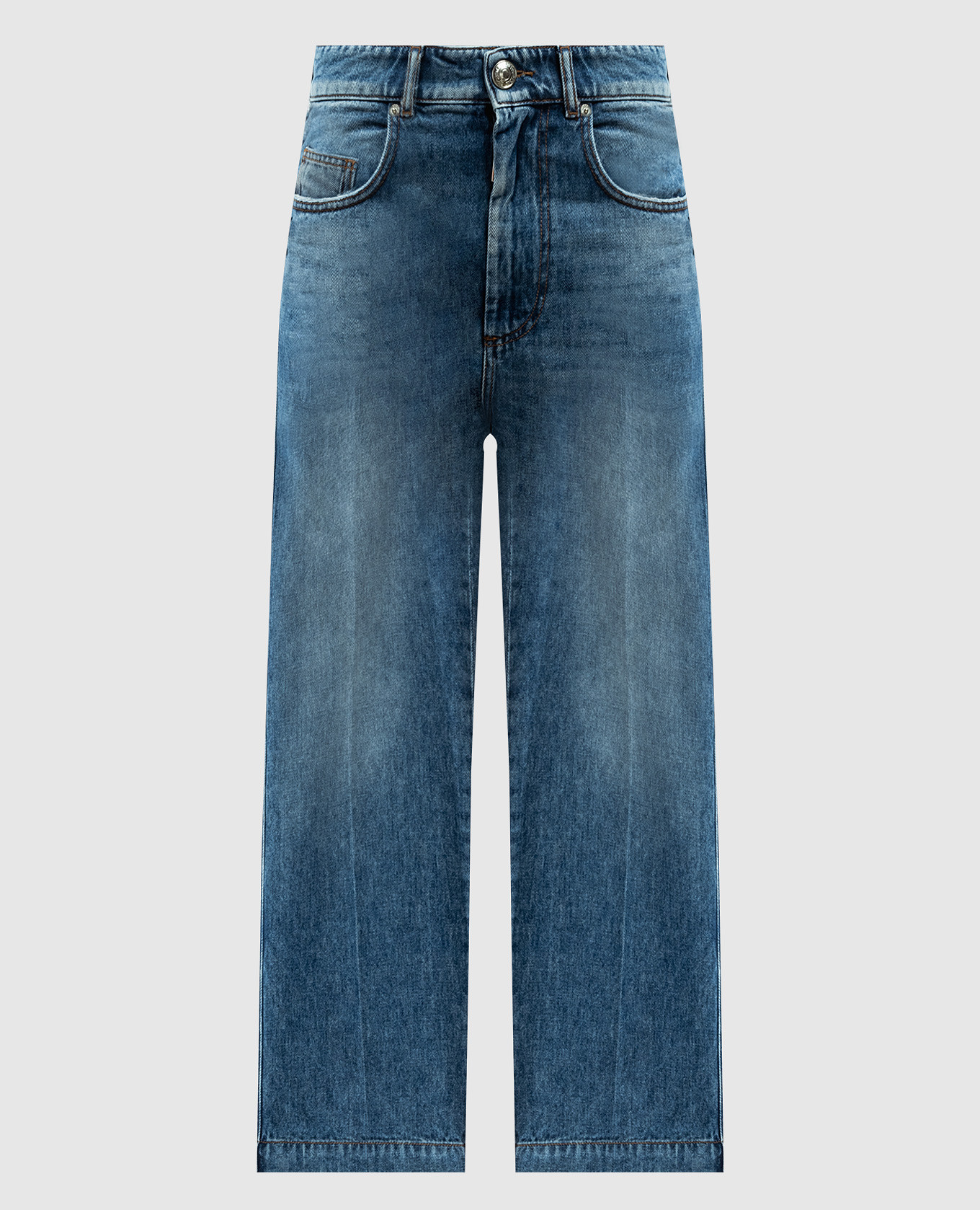 

Blue CONIO jeans with a distressed effect Max Mara Sportmax, Синий