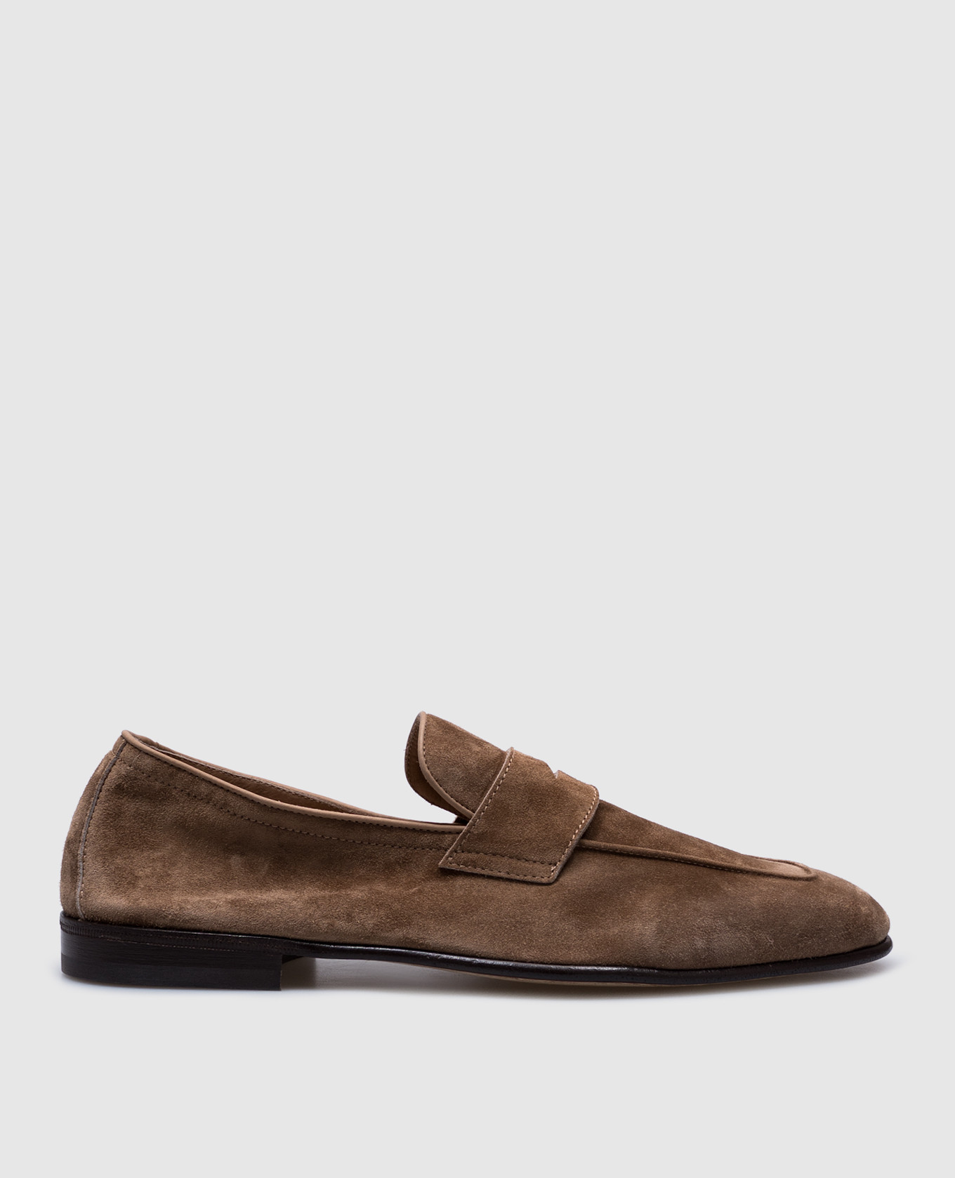 

Brown suede loafers Brunello Cucinelli