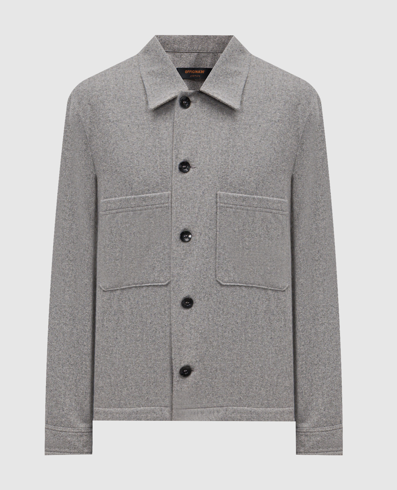Gray shirt with wool Officina 36
