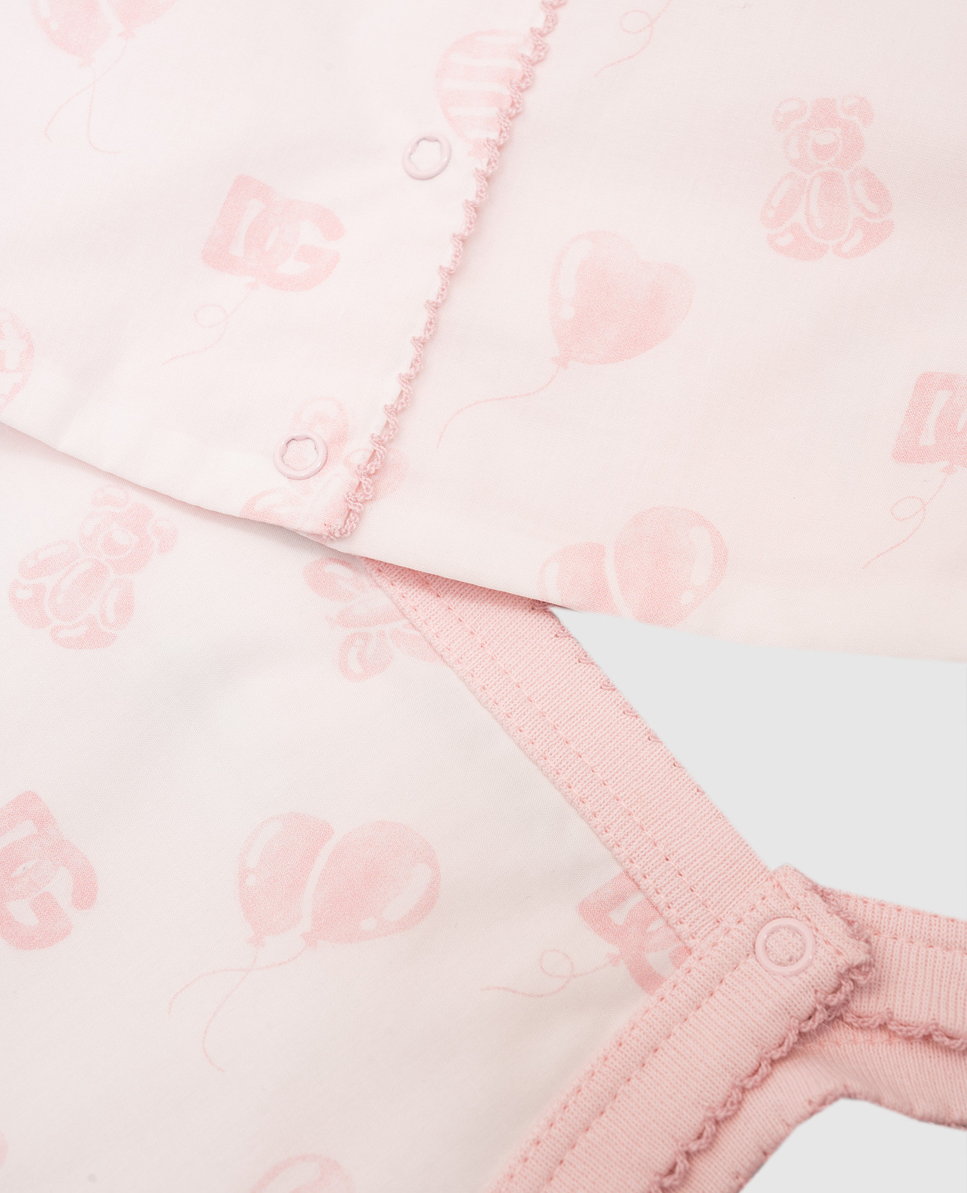 Children's pink jumpsuit and shirt set Dolce&Gabbana 3