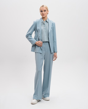 Max Mara Weekend NERVOSO blue double-breasted wool jacket NERVOSO