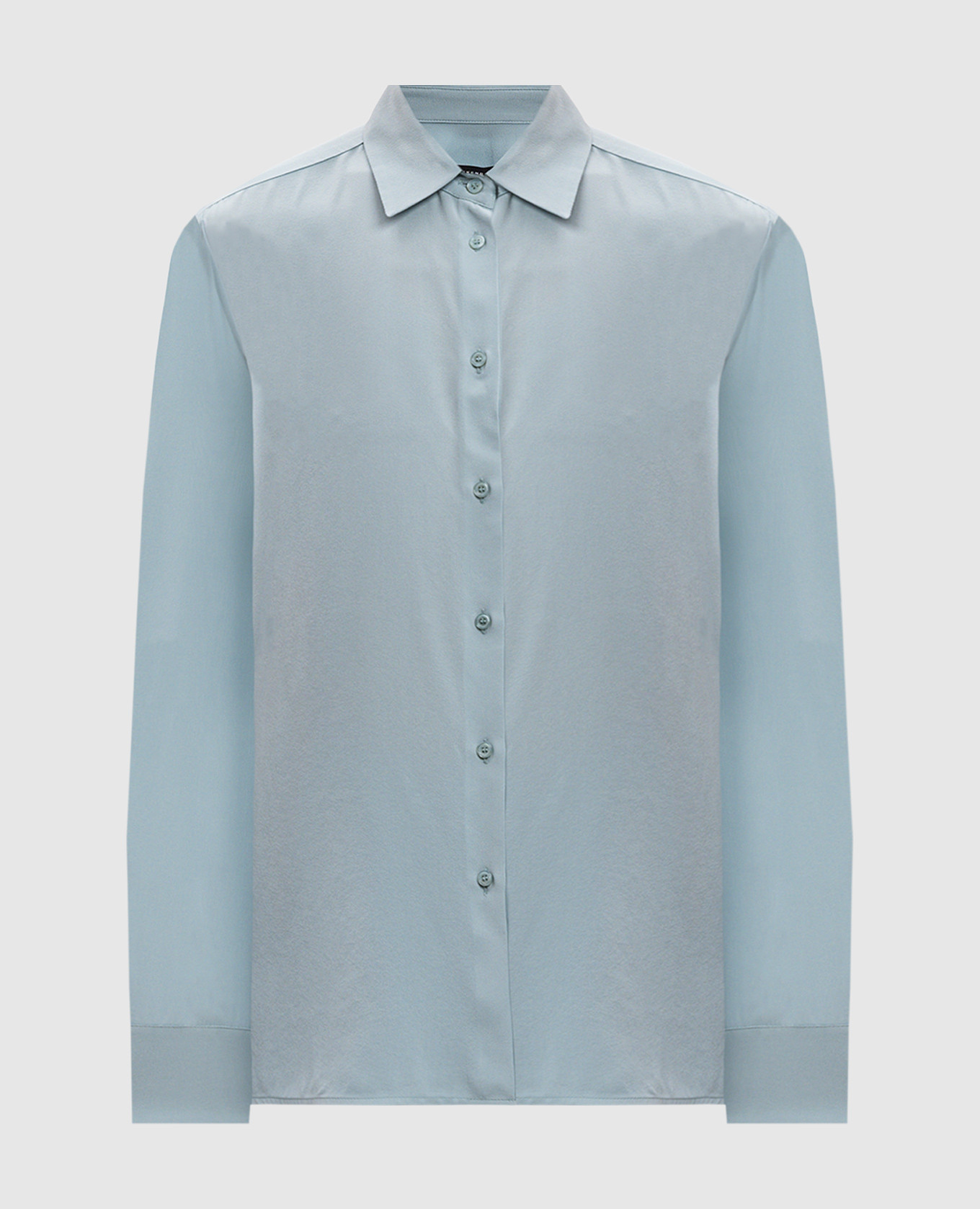 Blue ALMINA silk blouse Max Mara Weekend