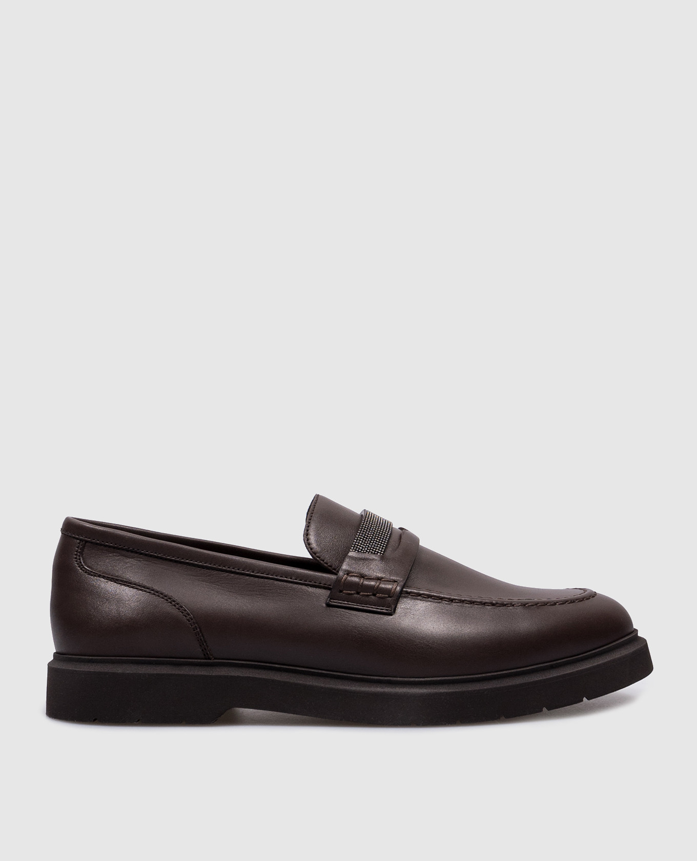 

Brown leather loafers Brunello Cucinelli
