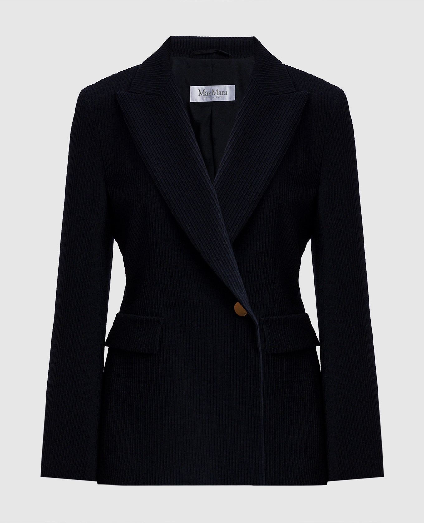 

PAGANO blue double-breasted wool jacket Max Mara