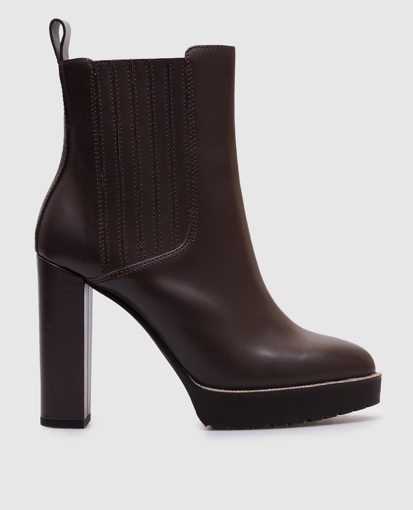 

Brown leather ankle boots Brunello Cucinelli