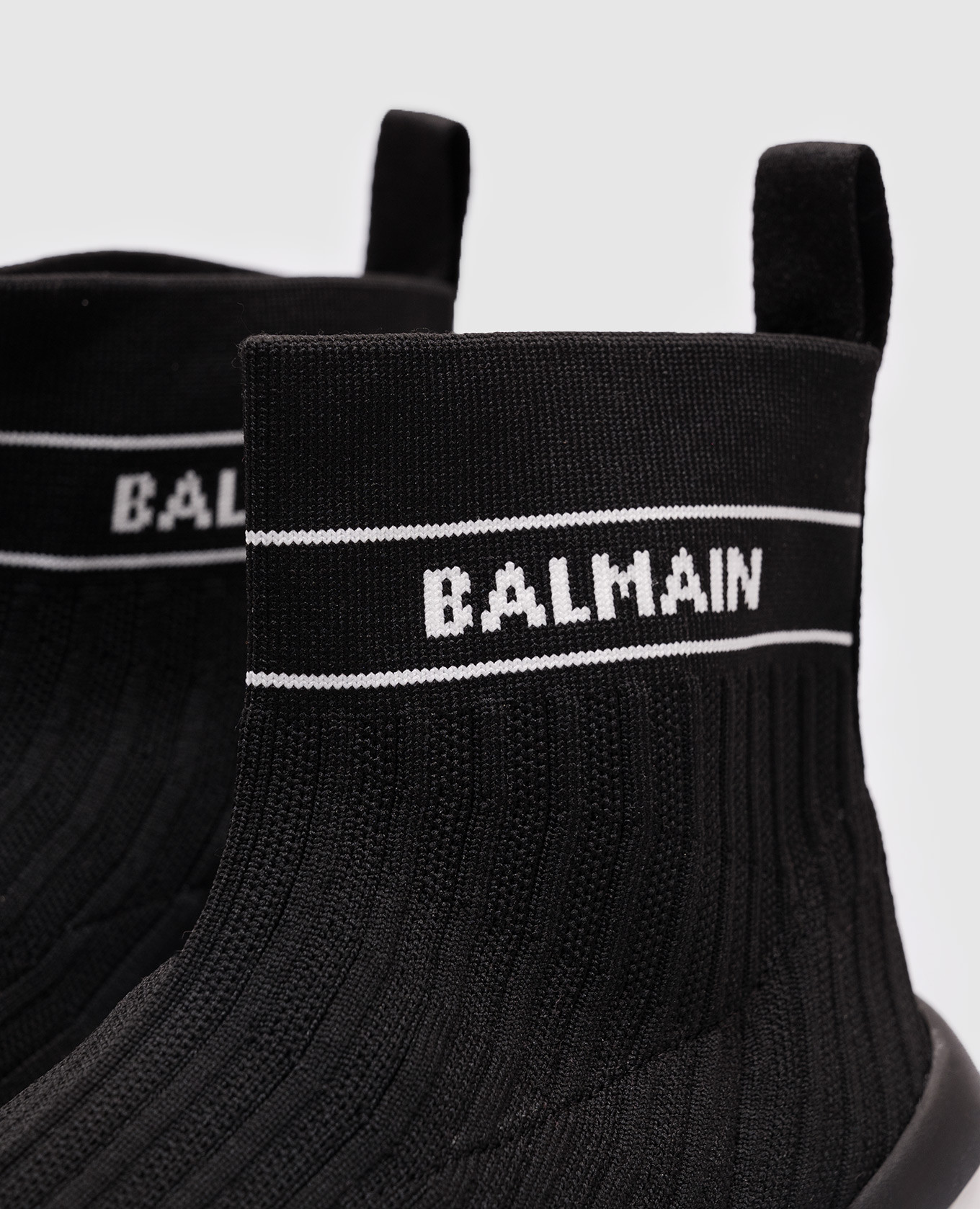 

Children's black sneakers with logo Balmain
