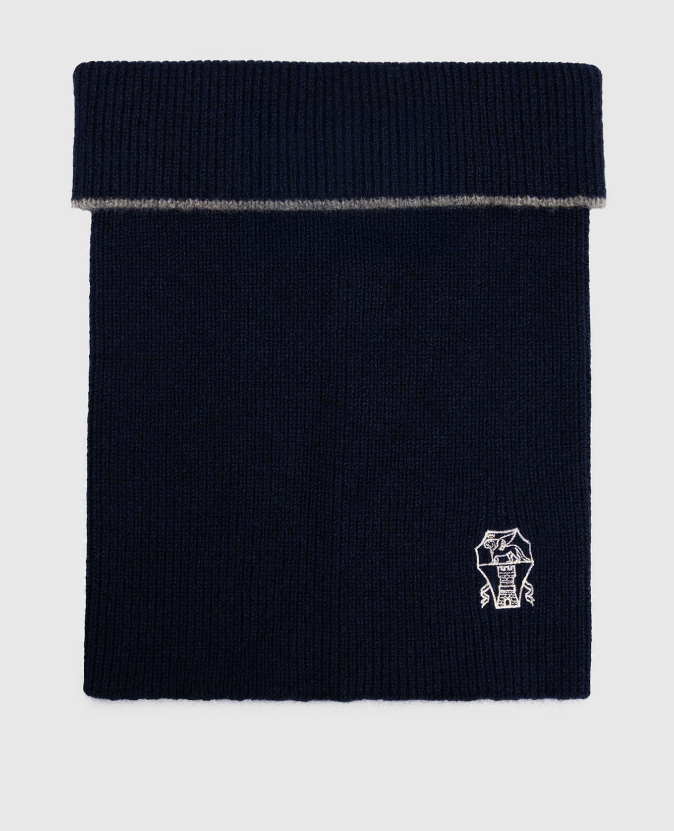 Blue cashmere buff Brunello Cucinelli