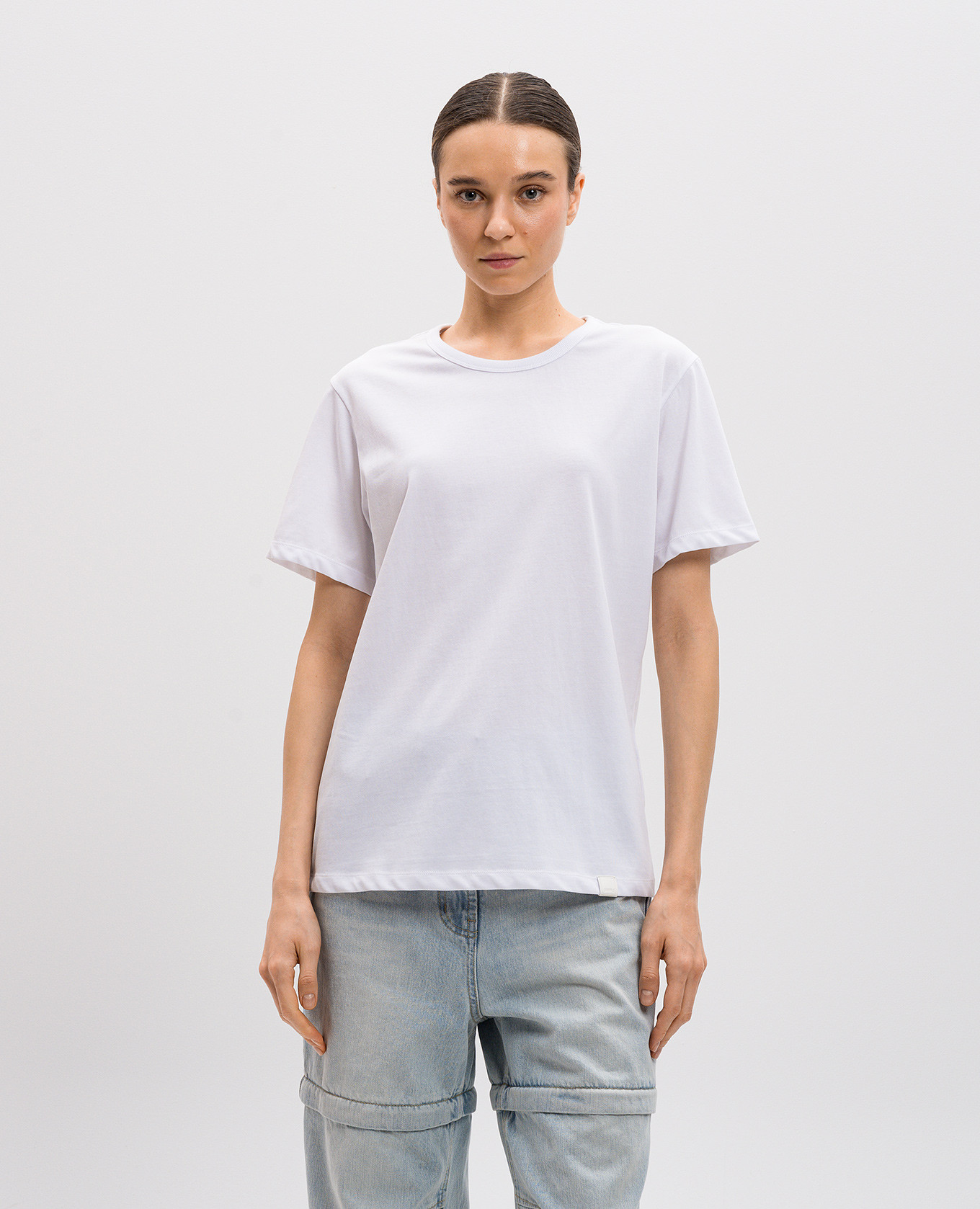 

White T-shirt with logo Juun.j