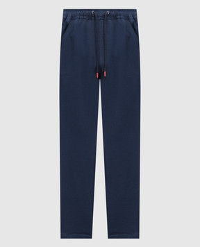 Kiton Blue sports pants UPSHORLH08052
