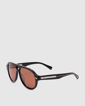 Brunello Cucinelli Black Paul sunglasses MOCSTEMS11