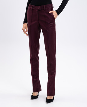 Materiel Burgundy wool pants PF25N2312PABK