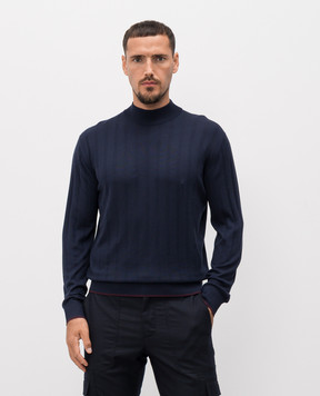 Stefano Ricci Purple wool jumper K303024L10F25346