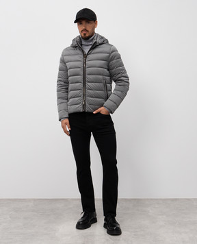 MooRER Gray down jacket EURICO EURICOS3C