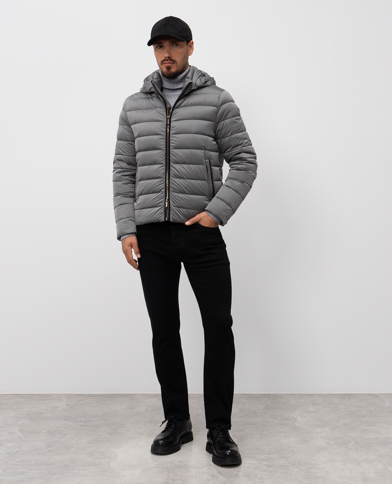 

Black PAVEL jeans with logo patch MooRER