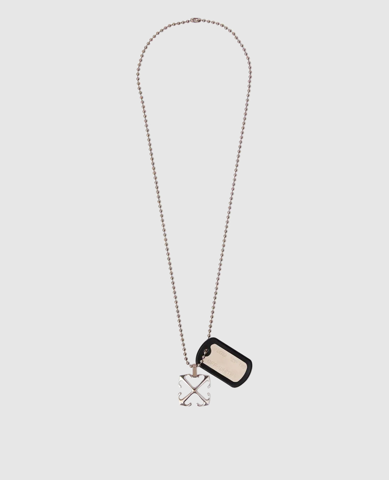 

Silver chain with Arrow pendant Off-White, Серебристый
