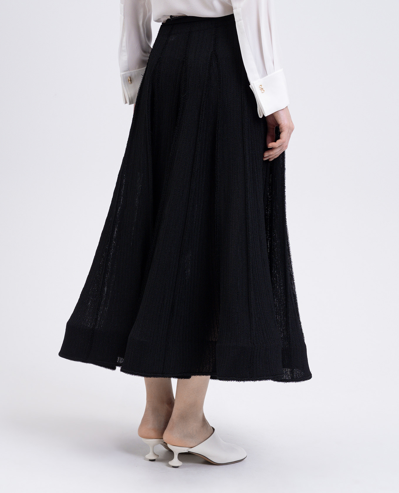 Tavia black midi skirt PROENZA SCHOULER 4