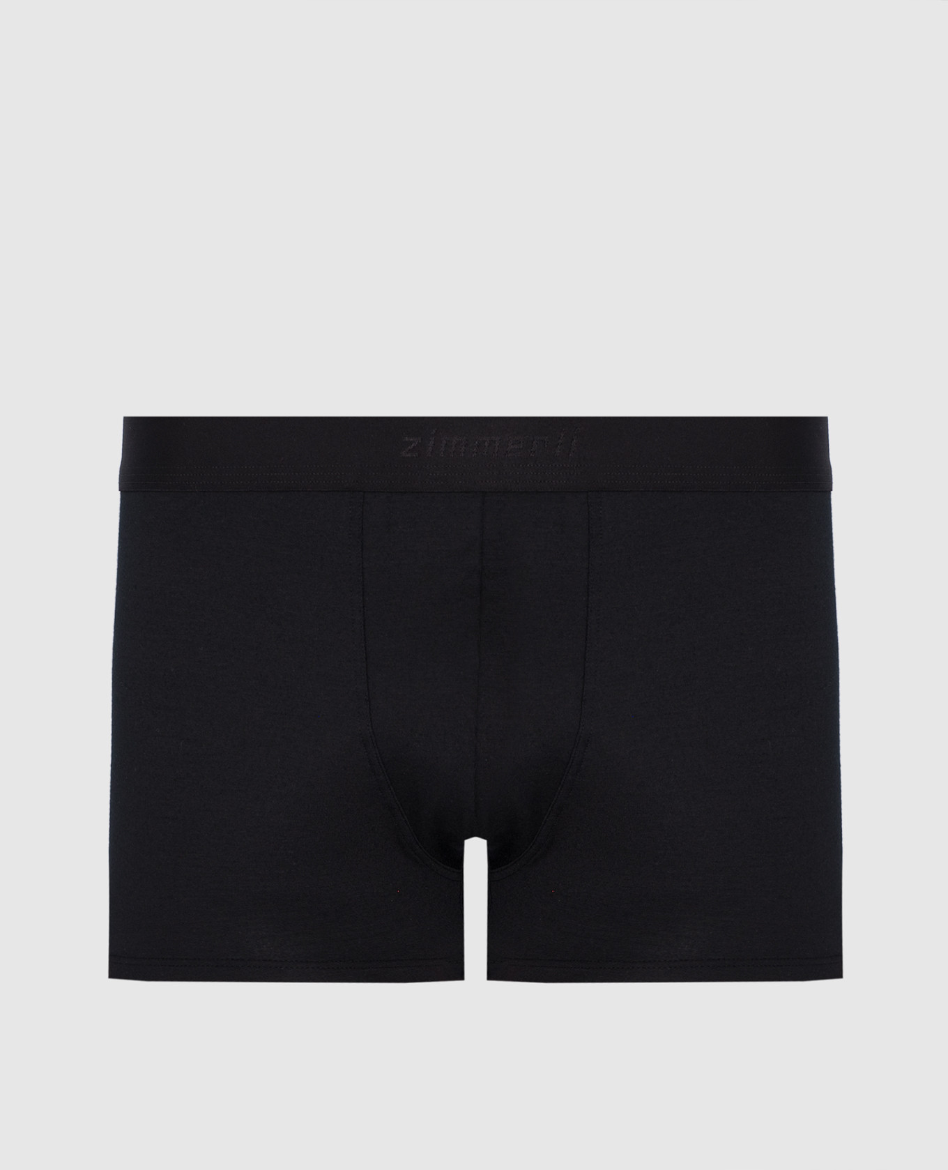 

700 Pureness logo boxer briefs in black Zimmerli