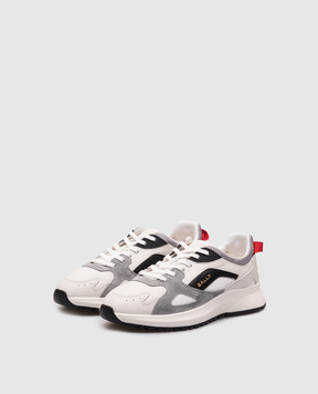Bally Beige Damyen-T logo combination sneakers MSK0CHTE081
