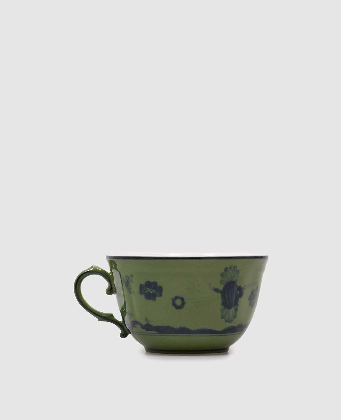 

Oriente Italiano green porcelain tea cup 220 ml Richard Ginori