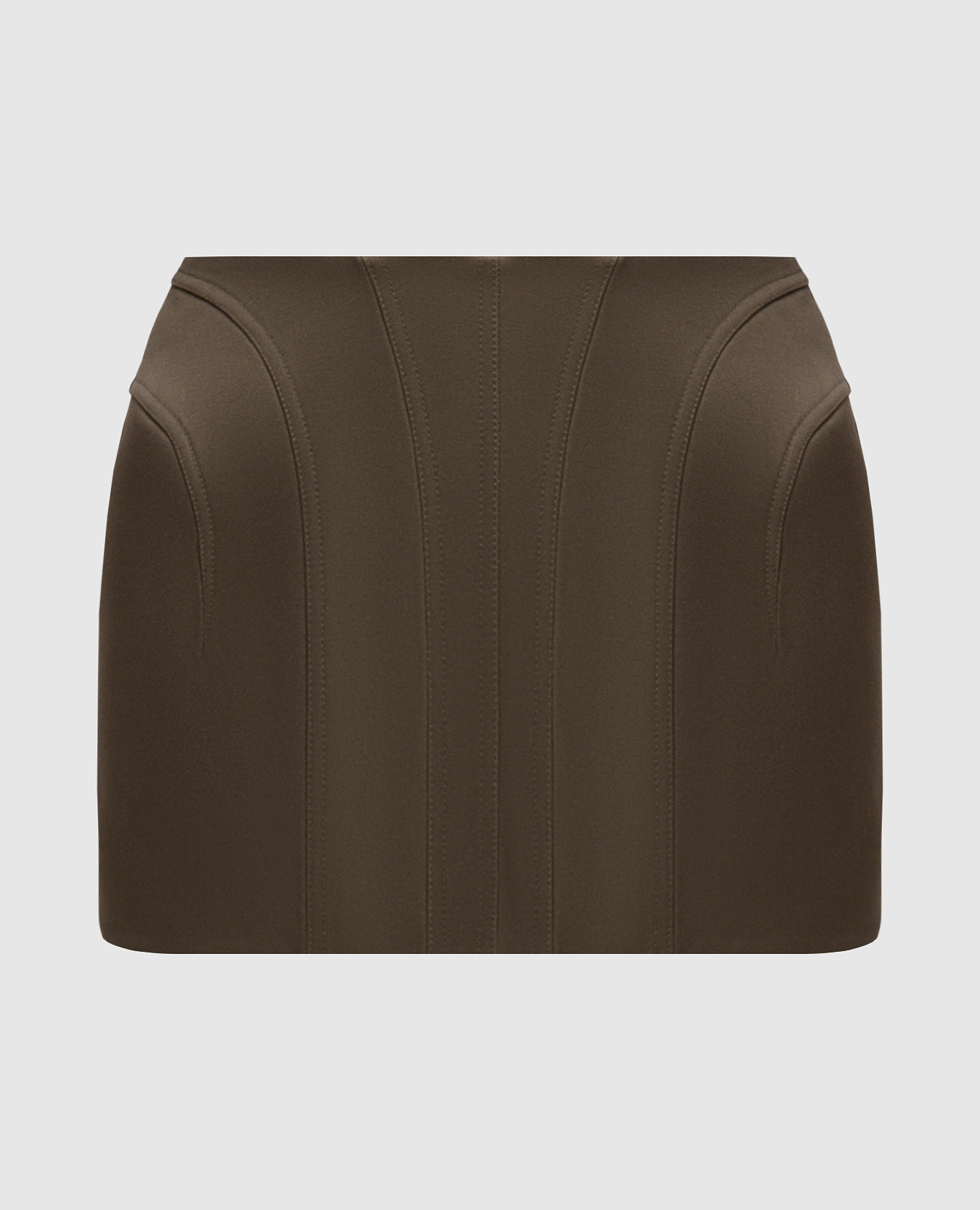 

Khaki mini skirt Thierry Mugler