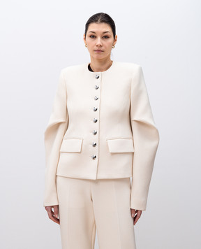 Khaite Darlman white jacket with wool 61674127
