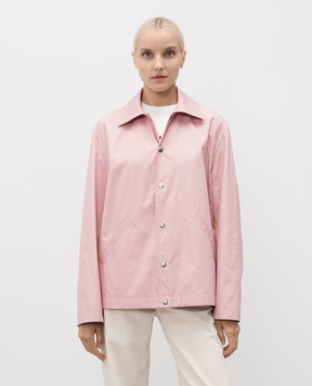 Jil Sander Pink jacket with logo print J53BN0004J45306