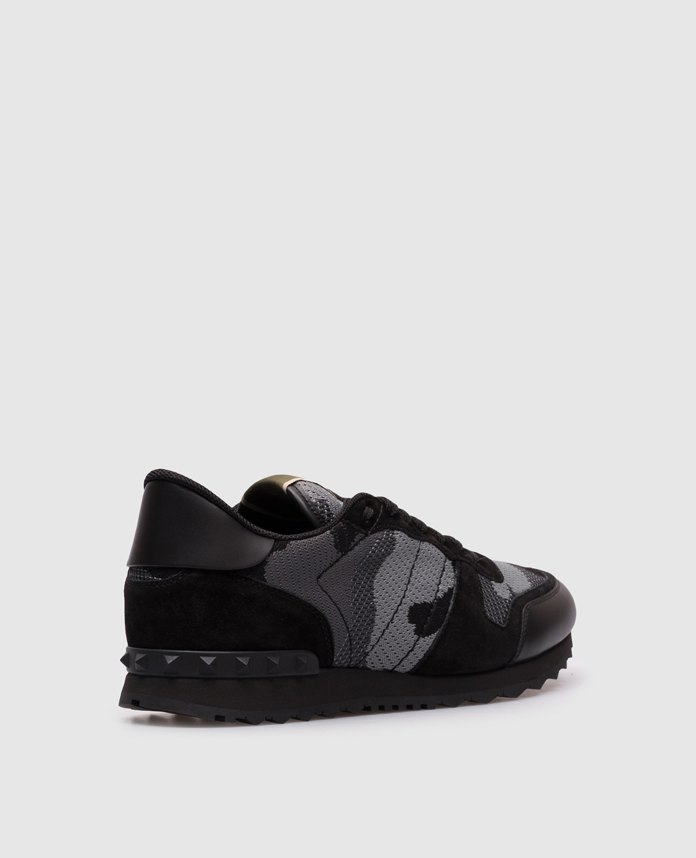 

Black ROCKRUNNER combination sneakers with logo patch Valentino