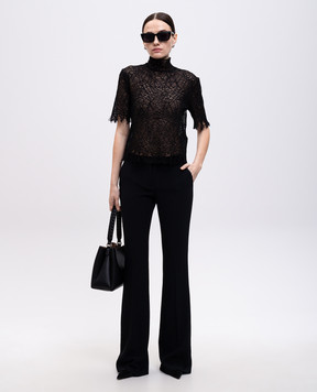 Alexander McQueen Blue flared pants 830045QEAAA