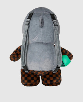 Sprayground Brown backpack THE RIZZLER MONEYBEAR TEDDYBEAR 910B7546NSZ