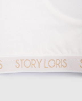 Story Loris Children's white top with logo 253796
