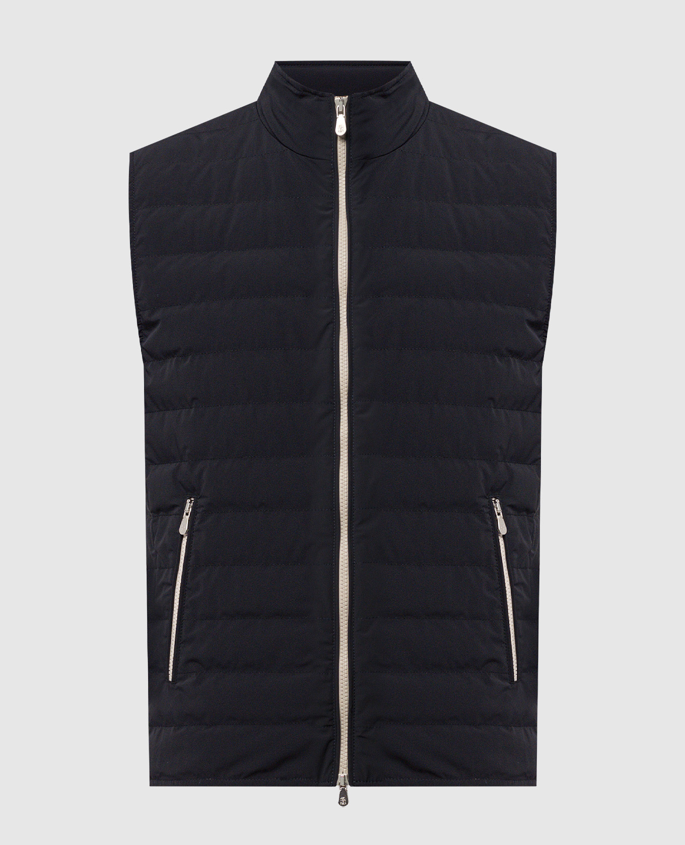 

Blue quilted down vest Brunello Cucinelli