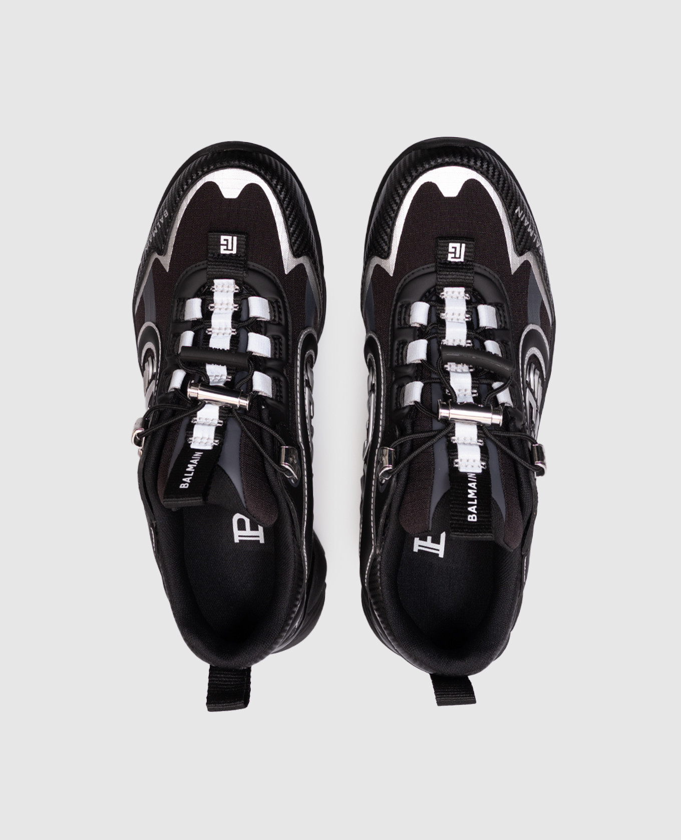 

Black Cosmic Dust sneakers with logo Balmain