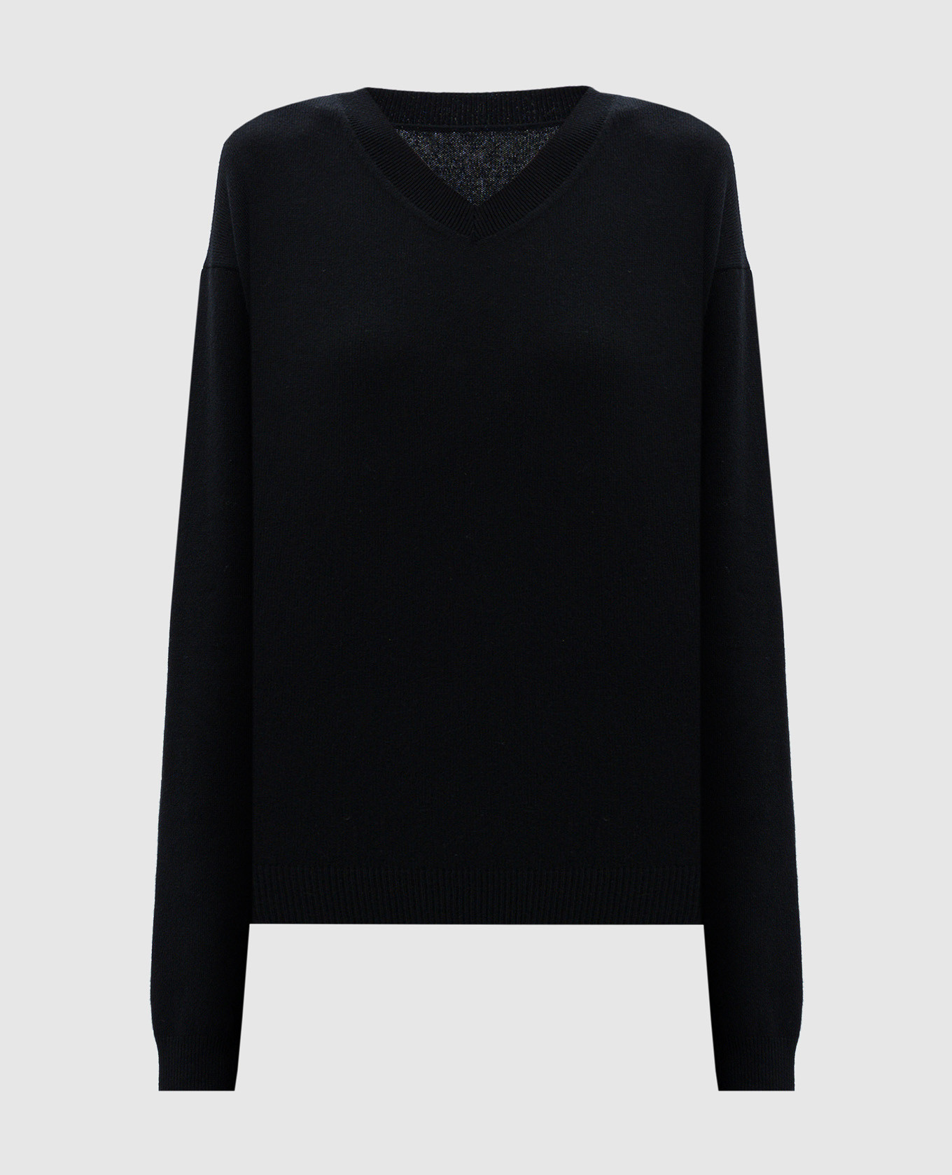 

Black wool pullover with logo pattern Y`S Yamamoto